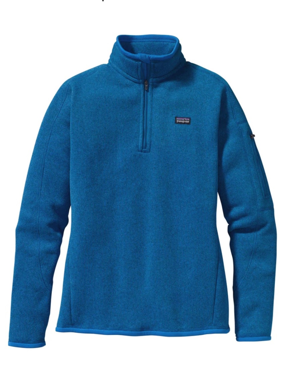 Patagonia Women’s Aqua Blue Quarter-Zip Better Sweater